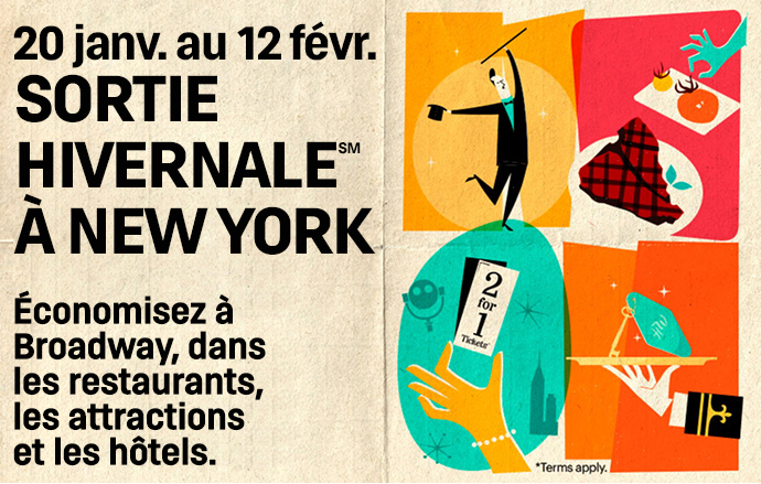 Promotion semaine Amtrak dans les hôtels de New York